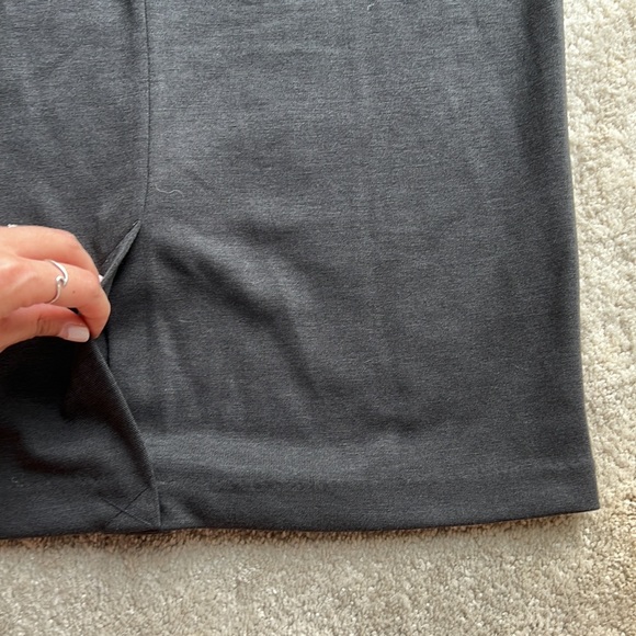 Philosophy Dark Gray Stretch Pencil Skirt - Picture 4 of 12